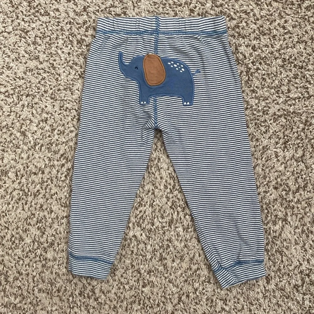 NWOT & EUC Carters Baby Elephant Safari Hoodie Jogger Matching set